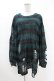画像1: KILL STAR / Sea Punk Knit Sweater M ブルーグリーン H-25-02-28-1015-SL-TO-KB-ZI (1)