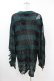 画像2: KILL STAR / Sea Punk Knit Sweater M ブルーグリーン H-25-02-28-1015-SL-TO-KB-ZI (2)