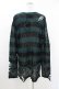 画像2: KILL STAR / Sea Punk Knit Sweater S ブルーグリーン H-25-02-28-1021-SL-TO-KB-ZH (2)