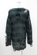 画像2: KILL STAR / Sea Punk Knit Sweater XS ブルーグリーン H-25-02-28-1023-SL-TO-KB-ZH (2)