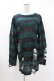 画像1: KILL STAR / Sea Punk Knit Sweater XS ブルーグリーン H-25-02-28-1028-SL-TO-KB-ZY (1)