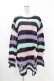 画像1: KILL STAR / Pastel Punk Knit Sweater M 黒×ピンク×パープル×ミント H-25-02-28-1043-SL-TO-KB-OS (1)