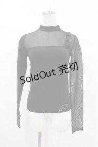 KILL STAR / Dark Reality Mesh Top XS ブラック H-25-02-28-1005-SL-TO-KB-ZI