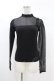 画像1: KILL STAR / Dark Reality Mesh Top XS ブラック H-25-02-28-1005-SL-TO-KB-ZI (1)