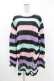 画像1: KILL STAR / Pastel Punk Knit Sweater M 黒×ピンク×パープル×ミント H-25-02-28-1049-SL-TO-KB-ZH (1)