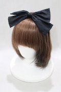 Heart E / リボンカチューシャ  ブラック H-25-02-28-063-LO-AC-NS-ZH