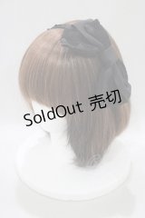 BABY,THE STARS SHINE BRIGHT / グログランリボンレースカチューシャ  ブラック H-25-02-28-066-BA-AC-NS-ZH