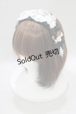 画像1: Baby Meow / ヘッドドレス風カチューシャ  ブラック H-25-02-28-067-GO-AC-NS-ZH