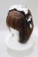画像1: Baby Meow / ヘッドドレス風カチューシャ  ブラック H-25-02-28-067-GO-AC-NS-ZH (1)