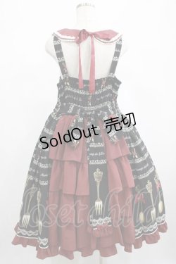 画像3: metamorphose / 【プラスサイズ】Beau Couvert バッスルジャンパースカート プラスサイズ ノワール H-25-02-28-005-ME-OP-NS-ZH