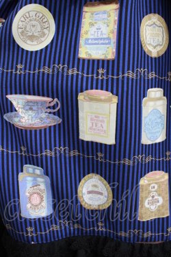 画像4: metamorphose / 【プラスサイズ】Classic Tea House ジャンパースカート プラスサイズ ブルー H-25-02-28-006-ME-OP-NS-ZH