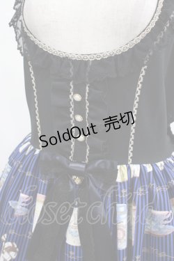 画像5: metamorphose / 【プラスサイズ】Classic Tea House ジャンパースカート プラスサイズ ブルー H-25-02-28-006-ME-OP-NS-ZH