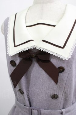 画像4: Innocent World / ルーシージャンパースカート M グレイッシュバイオレット H-25-02-28-011-IW-OP-NS-ZH