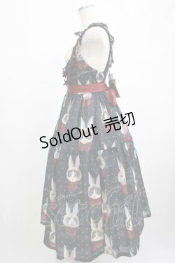 画像2: Royal Princess Alice / うさネコちゃんジャンパースカート Free ブラック H-25-02-28-013-LO-OP-NS-ZH