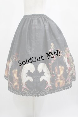 画像2: Enchantlic Enchantilly / 猫の王女さまの音楽会〜ヴァイオリン〜 スカート Free ブラック H-25-02-28-021-LO-SK-NS-ZH