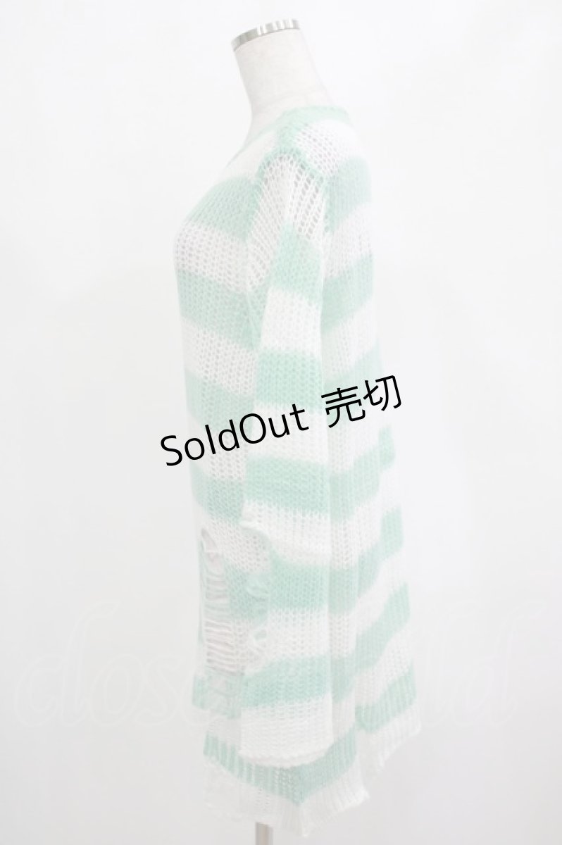 画像2: KILL STAR / Peppermint knit Sweater XS ミント H-25-03-01-033-SL-TO-KB-OS (2)