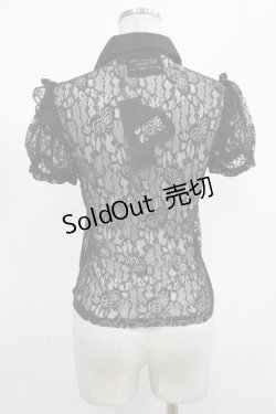 画像3: KILL STAR / Vexina Lace Collar Blouse XS ブラック H-25-03-01-034-SL-BL-KB-ZH