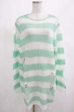 画像1: KILL STAR / Peppermint knit Sweater S ミント H-25-03-01-035-SL-TO-KB-ZH