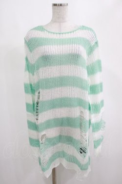画像1: KILL STAR / Peppermint knit Sweater S ミント H-25-03-01-037-SL-TO-KB-ZH