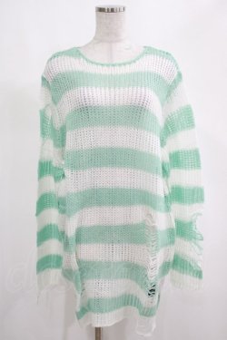 画像1: KILL STAR / Peppermint knit Sweater M ミント H-25-03-01-039-SL-TO-KB-ZH
