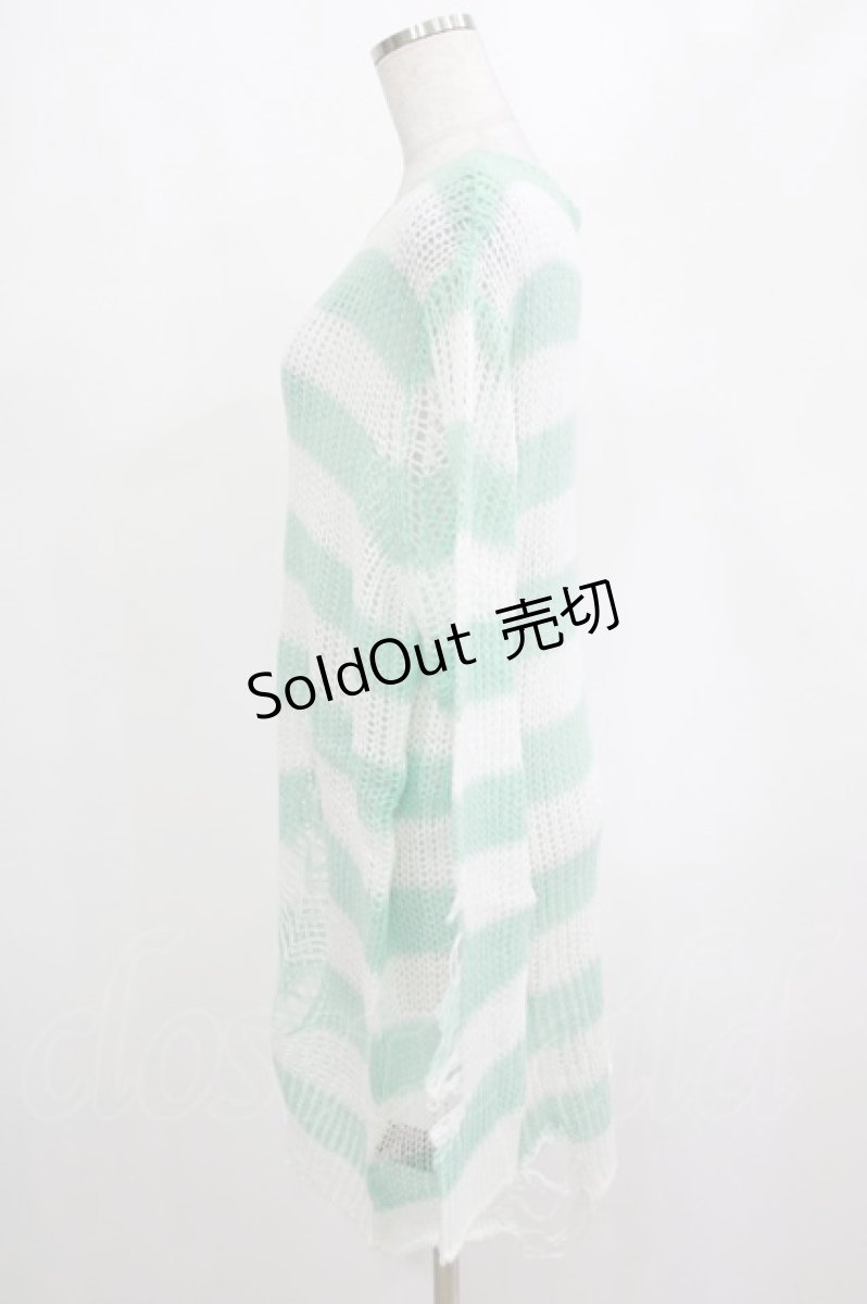 画像2: KILL STAR / Peppermint knit Sweater M ミント H-25-03-01-045-SL-TO-KB-ZI (2)