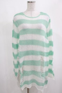 画像1: KILL STAR / Peppermint knit Sweater M ミント H-25-03-01-047-SL-TO-KB-ZH