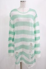 KILL STAR / Peppermint knit Sweater L ミント H-25-03-01-051-SL-TO-KB-ZH