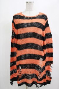 KILL STAR / Pumpkin Knit Sweater XS オレンジ H-25-03-01-052-SL-TO-KB-ZT178