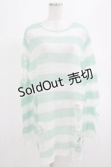 KILL STAR / Peppermint knit Sweater L ミント H-25-03-01-053-SL-TO-KB-ZH