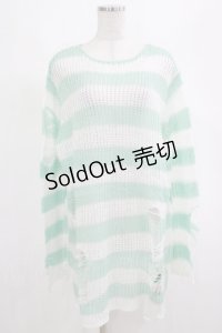 KILL STAR / Peppermint knit Sweater L ミント H-25-03-01-053-SL-TO-KB-ZH