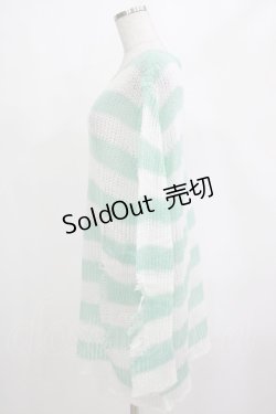 画像2: KILL STAR / Peppermint knit Sweater L ミント H-25-03-01-053-SL-TO-KB-ZH