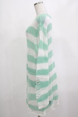 画像2: KILL STAR / Peppermint knit Sweater L ミント H-25-03-01-057-SL-TO-KB-ZH
