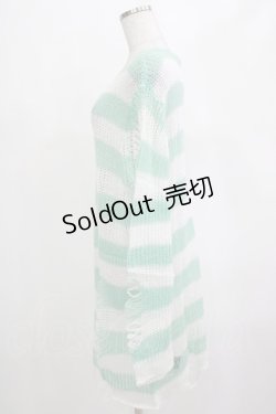 画像2: KILL STAR / Peppermint knit Sweater L ミント H-25-03-01-057-SL-TO-KB-ZY