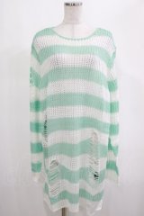 KILL STAR / Peppermint knit Sweater L ミント H-25-03-01-059-SL-TO-KB-ZH