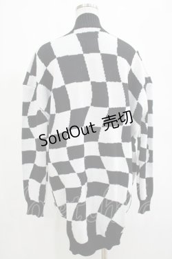 画像3: KILL STAR / Your Move Cardigan XS 黒×白 H-25-03-01-062-SL-TO-KB-ZH