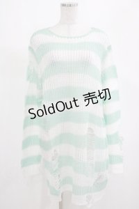 KILL STAR / Peppermint knit Sweater L ミント H-25-03-01-063-SL-TO-KB-ZI