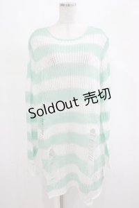 KILL STAR / Peppermint knit Sweater L ミント H-25-03-01-065-SL-TO-KB-ZI
