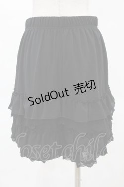 画像2: axes femme POETIQUE / レースフリルペチパンツ M ブラック H-25-03-01-1049-AX-PA-NS-ZH