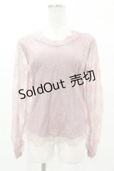axes femme / 総レースインナー M ピンク H-25-03-01-1056-AX-TO-NS-ZH