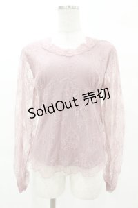 axes femme / 総レースインナー M ピンク H-25-03-01-1056-AX-TO-NS-ZH