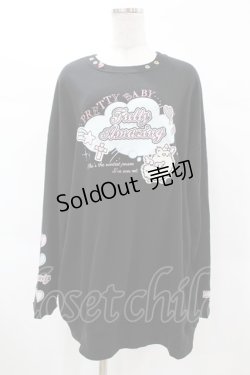 画像1: Jamieエーエヌケー / Re Twinkle プルオーバー M ブラック H-25-03-01-1058-0-TO-NS-ZH