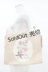 an another angelus / ローズ刺繍クリアハンドルバッグ  PINK H-25-03-01-1014-CA-BG-NS-ZH