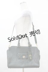 Maison de FLEUR Petite Robe canone / 列車に飛び乗るボストンバッグ  グリーン H-25-03-01-1015-EL-BG-NS-ZH