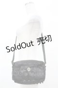 Maison de FLEUR / ビジューリボンフリルミニショルダー  ブラック H-25-03-01-1019-LO-BG-NS-ZH