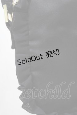 画像3: Maison de FLEUR / ビジューリボンフリルミニショルダー  ブラック H-25-03-01-1019-LO-BG-NS-ZH