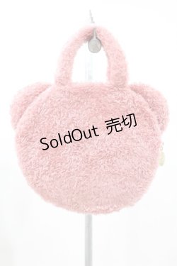 画像2: Maison de FLEUR / ピンくまニアトートバッグ  ピンク H-25-03-01-1021-LO-BG-NS-ZH