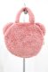 画像2: Maison de FLEUR / ピンくまニアトートバッグ  ピンク H-25-03-01-1021-LO-BG-NS-ZH (2)
