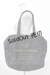 Maison de FLEUR / キャリーオンバッグ  ブラック H-25-03-01-1023-LO-BG-NS-ZH