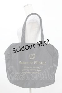 Maison de FLEUR / キャリーオンバッグ  ブラック H-25-03-01-1023-LO-BG-NS-ZH