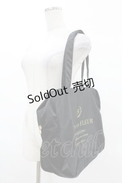 画像2: Maison de FLEUR / キャリーオンバッグ  ブラック H-25-03-01-1023-LO-BG-NS-ZH